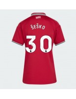 Manchester United Benjamin Sesko #30 Domácí Dres pro Dámské 2026-27 Krátký Rukáv